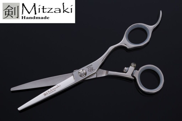 MITZAKI-SIYUN-flex (6,0 Zoll), mit flexibelen Daumenauge, Daumenring durch Gelenk beweglich, somit extrem gelenkschonend, Fingerhaken verschraubt, 440C Japanstahl